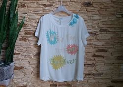 Нарядная футболка, блуза, туника Gaialuna, Италия, на 12-13 лет, размер 158