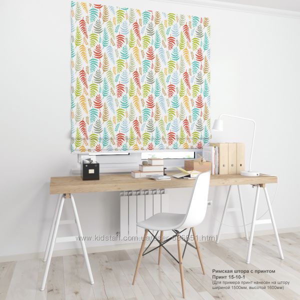 Римские шторы с цветами, 110 вариантов