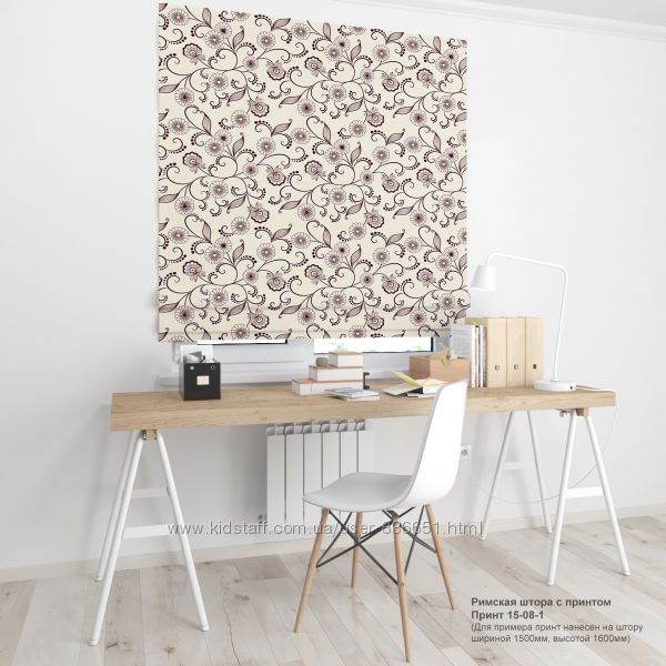 Римские шторы в стиле прованс, 42 варианта