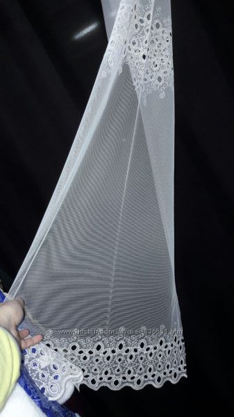 Тюль фатин полоска Турмалин