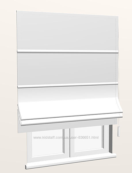 Римские шторы однотонные хлопок