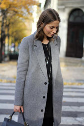 Пальто на пуговицах с карманами Orsay