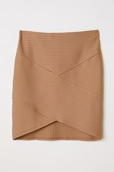 Женская узкая юбка беж H&M, р. XL
