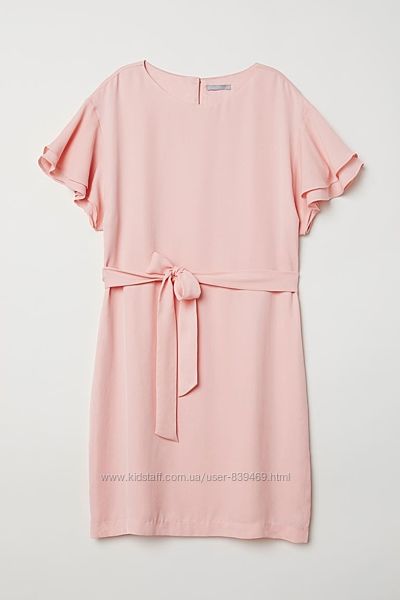 Жіноча ніжно-рожева сукня H&M, р. 36 євро - 42 наш