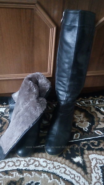 Женские зимние кожаные сапоги 38р
