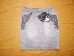 M-L, поб 48-52, новая джинсовая юбка карандаш Kennys