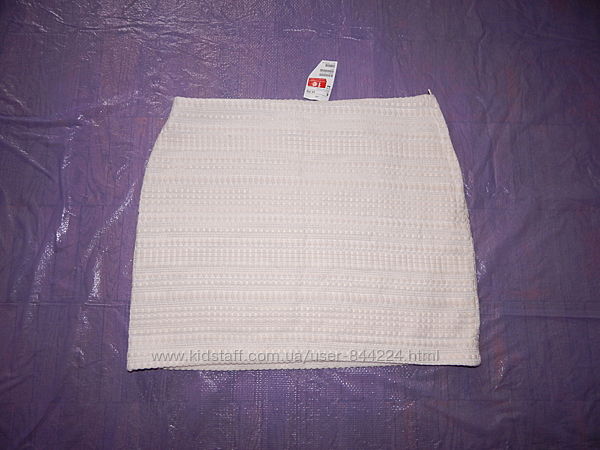 M-L, поб 48-52, новая фантазийная юбка мини H&M