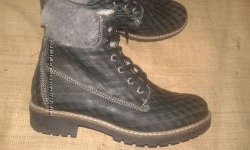 41р-27 см кожа зима ботинки Tamaris