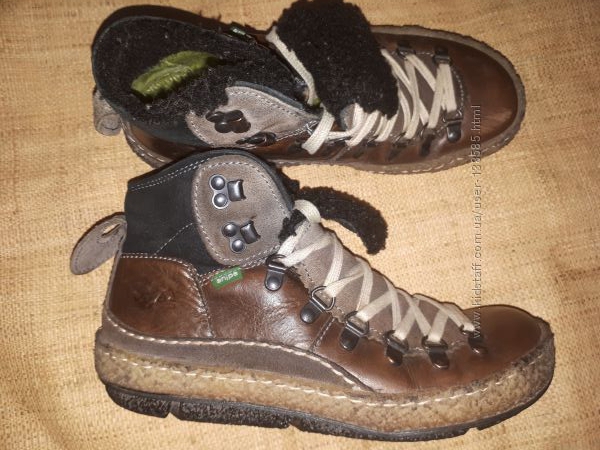39р-25 см кожа ботинки зима Snipe 