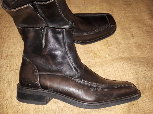46р- 31 см кожа ботинки зима Roberto Santi  