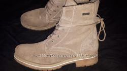 40р-26. 5 см замша зима ботинки Tamaris  система Simpatex