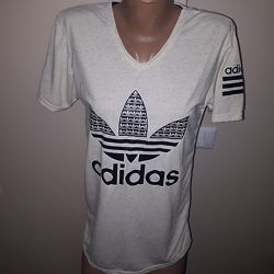 р L Adidas новая футболка Сделано в Турции 