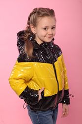 Куртка демисезонная для девочек от 110 до 128 р-новинка весны 2020- тренд