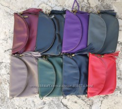 Итальянская женская сумочка кроссбоди с кисточкой