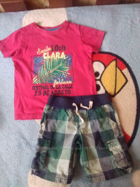 Літній комплект, шорти та футболка, Crazy8 та Rebel, розмір 3Т