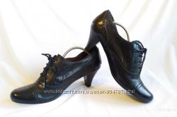 Ботильоны женские, кожаные, черные Footglove размер 41 UK7