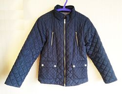 Куртка детская демисезонная стеганая синяя Zara Girls размер 152