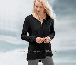 Стильная , черная блуза от tchibo, размер евро 3638 ru 4244