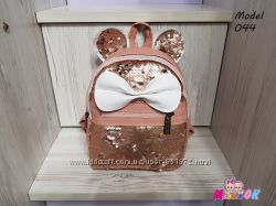 Рюкзак з паєтками Вушка бантик , кольори