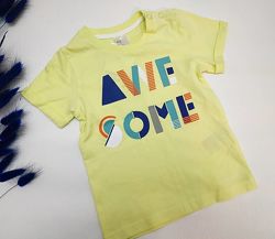 Футболка H&M 6-9 мес 