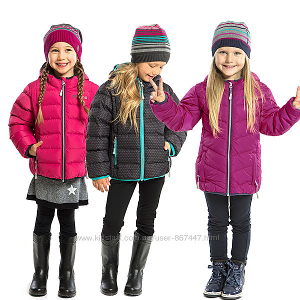 Детские, демисезонные куртки для девочек, бренд NANO, НАНО, осень, еврозима