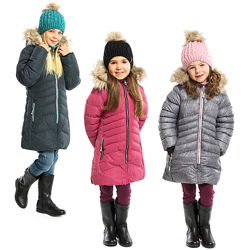 Детское зимнее пальто для девочки НАНО NANO Канада стеганное легкое, теплое