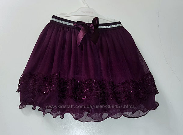 Нарядная фатиновая юбка, юбка из фатина 128-140