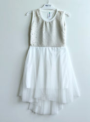 Нарядное платье для девочки с пайетками 116-128