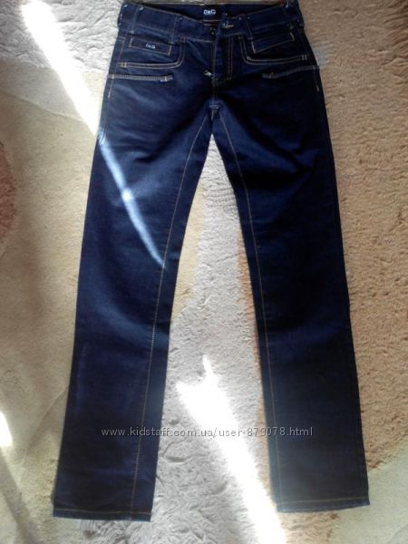 Абсолютно новые джинсы dg dolce&gabbana оригинал синие зауженный крой обмен