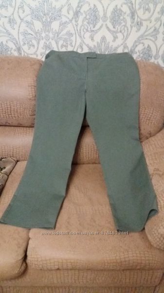 Стрейчевые котоновые брюки, XL,  NEW YORK