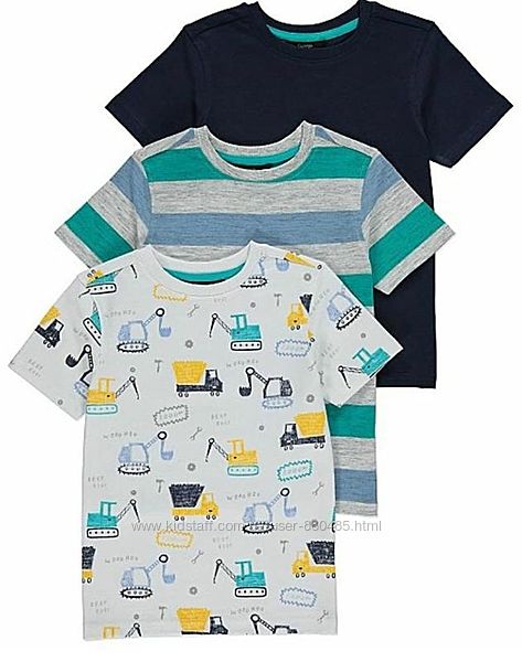 Набор, сет футболок 3 шт. george