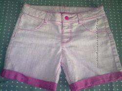 Продам розовые шорты BENETTON для девочки, размер XL 10-11 лет, бу