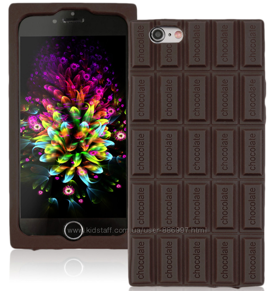 Силиконовый чехол с ароматом шоколада для iphone 4 4S 5 5S 6 6S