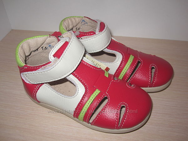 Летние туфли, туфельки для девочки Берегиня 2519 кожаные р. 20-25 босоножки