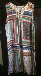 100 вискоза летнее платье сарафан размер M 10 42-44