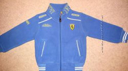 Куртка бомбер американка флисовая утепленная Ferrari размер S или 86-98см 