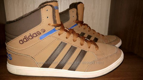 Хайтопы, ботинки кроссовки Adidas 38 размер, ст. 24см, идеал