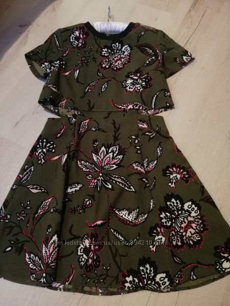 Тоpshop платье хаки