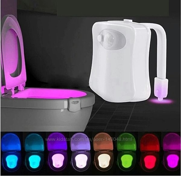 LIGHTBOWL - LED подсветка унитаза с датчиком движения  туалет Night Light P
