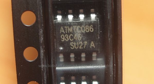 Микросхема памяти ППЗУ EEPROM Atmel 93C46 SOP8 smd ATMTC086 SU27 А 2-Wire