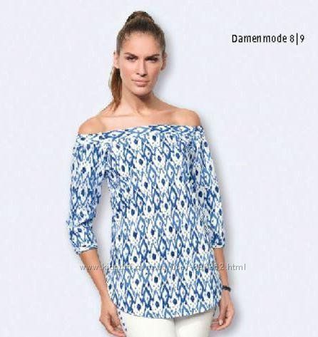 Элегантная женская блуза в стиле кармен от дизайнера Steffen Schraut, S-M