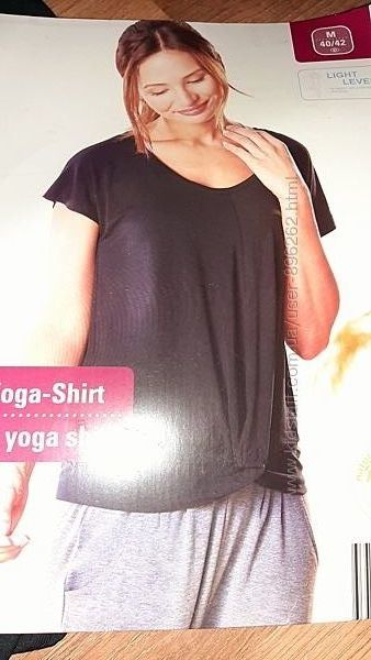 Оригинальная футболка блуза для йоги и спорта Lidl, Германия, укр 46-50