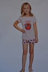 Хлопковый комплект, пижама для девочки от Sesame street, Германия, 86-92  см