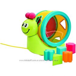 Развивающая игрушка BabyBaby Сортер Забавная улитка 3 в 1.