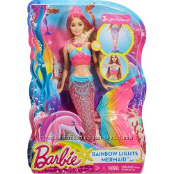 Кукла Барби Русалочка Barbie Dreamtopia Rainbow Яркие огоньки Barbie