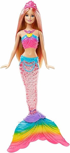 НЕ СВЕТ барби русалочка Яркие огоньки Barbie Rainbow Lights Mermaid русалка
