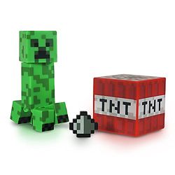 фигурка Крипер с блоком тнт Майнкрафт Minecraft Core Creeper Figure Pack