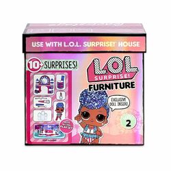 кукла LOL Furniture Backstage набор лол Стильный Интерьер гримерка L. O. L.
