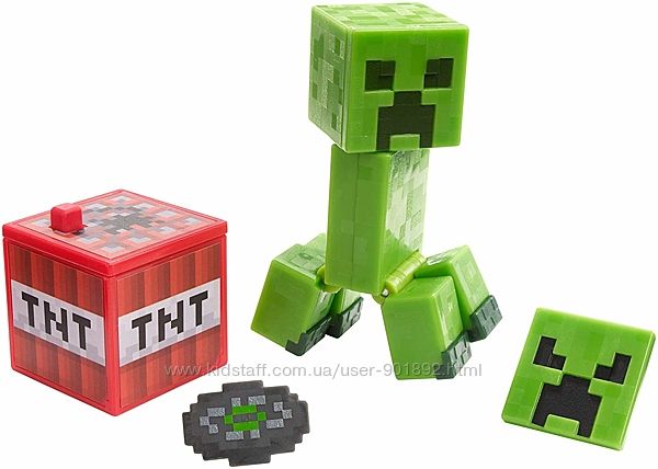 фигурка Крипер Майнкрафт Minecraft Comic Maker Creeper оригинал Mattel