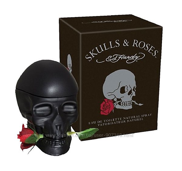 Skulls and Roses ED Hardy туалетная вода для мужчин.